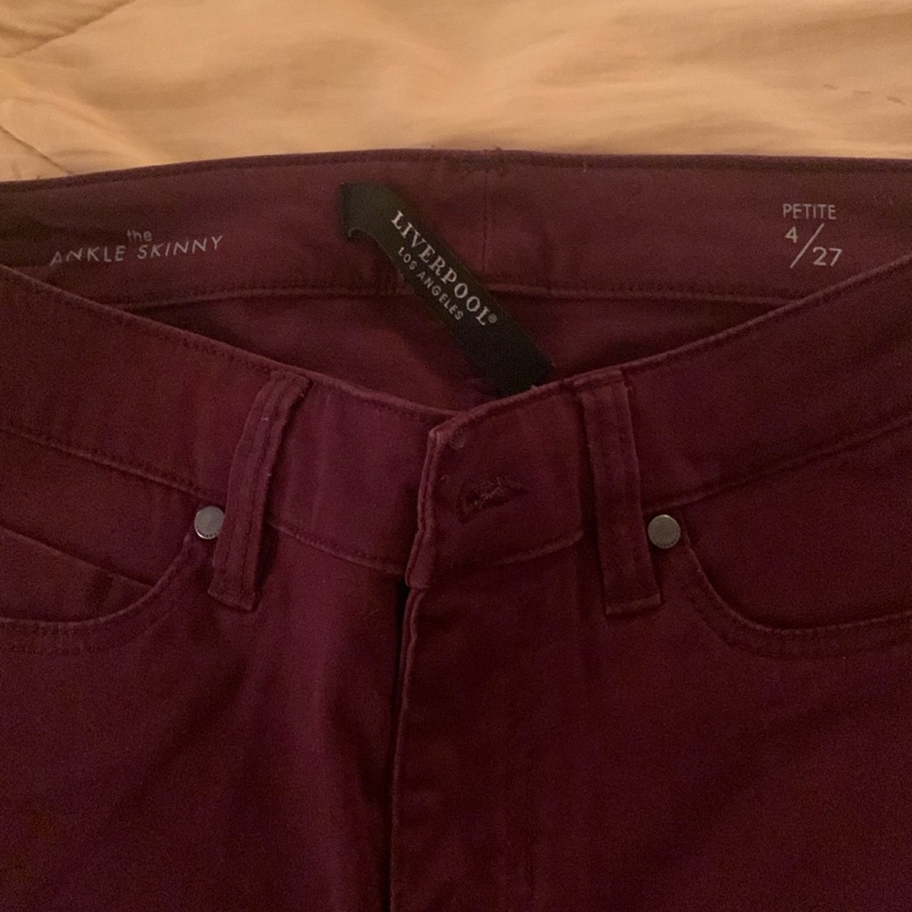 Liverpool ankle skinny Jean. Petite 4/27.